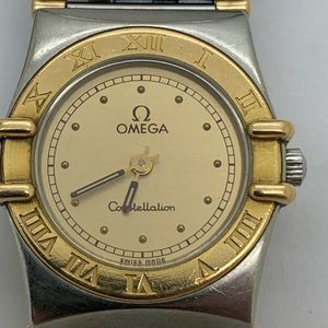 18 KT SS Omega Constellation Quartz Women Watch